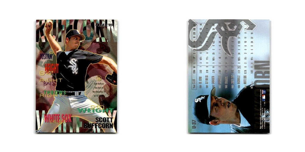 Scott Ruffcorn 1995 Fleer Update #U-37 Chicago White Sox Baseball Card NM