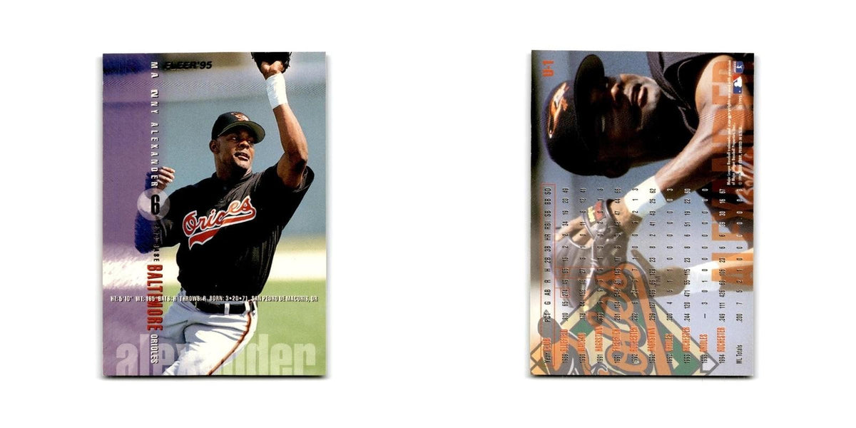 Manny Alexander 1995 Fleer Update #U-1 Baltimore Orioles Baseball Card NM