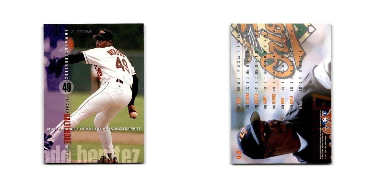 Armando Benitez 1995 Fleer Update #U-3 Baltimore Orioles Baseball Card NM