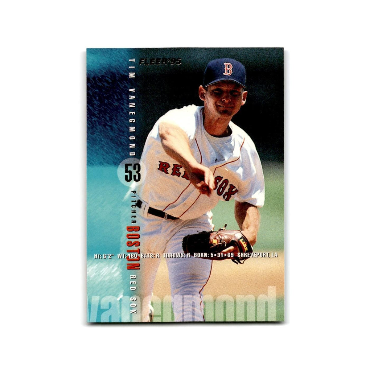 Tim Vanegmond 1995 Fleer Update #U-15 Boston Red Sox Baseball Card NM