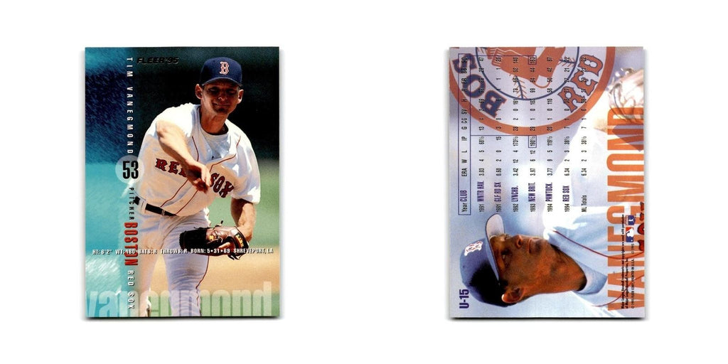 Tim Vanegmond 1995 Fleer Update #U-15 Boston Red Sox Baseball Card NM
