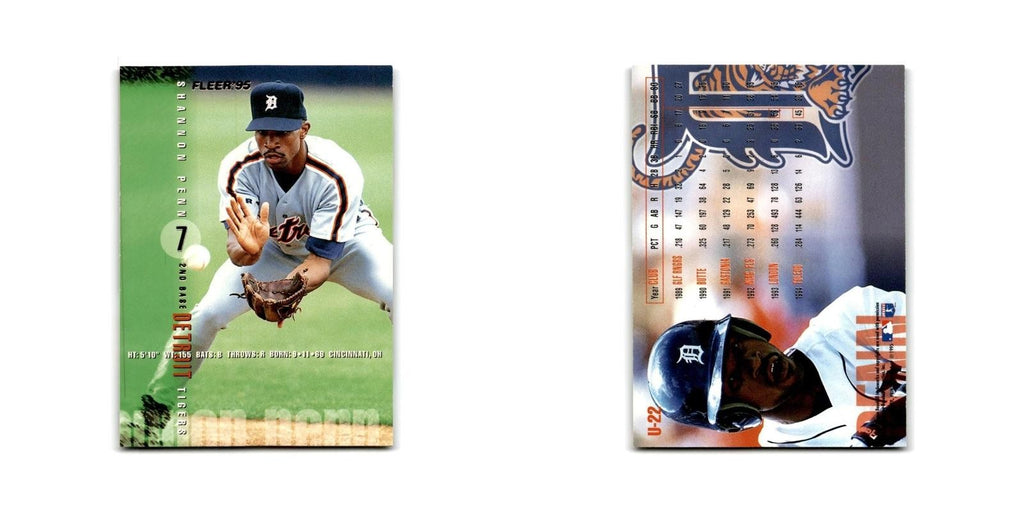Shannon Penn Rookie 1995 Fleer Update #U-22 Detroit Tigers Baseball Card NM
