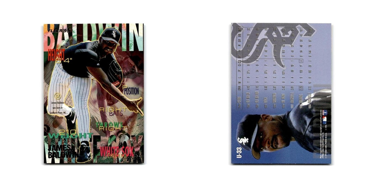 James Baldwin 1995 Fleer Update #U-33 Chicago White Sox Baseball Card NM