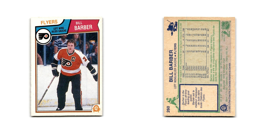 1983 O-Pee-Chee Bill Barber Philadelphia Flyers #260