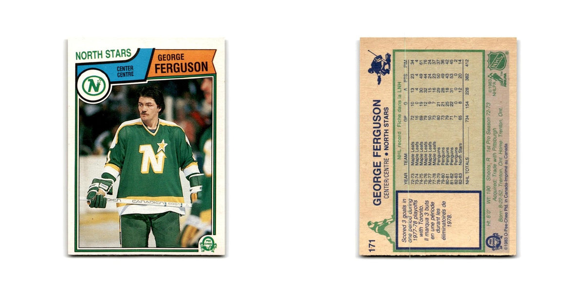 1983 O-Pee-Chee George Ferguson Minnesota North Stars #171