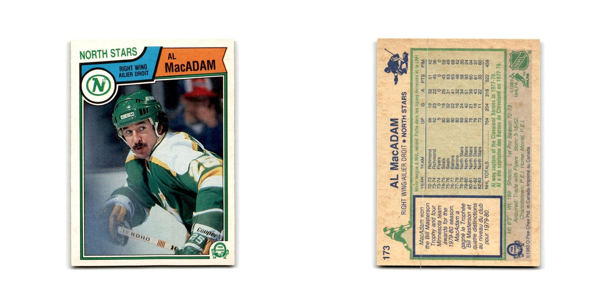 1983 O-Pee-Chee Al MacAdam Minnesota North Stars #173