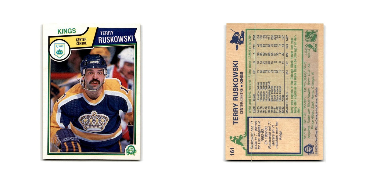 1983 O-Pee-Chee Terry Ruskowski Los Angeles Kings #161