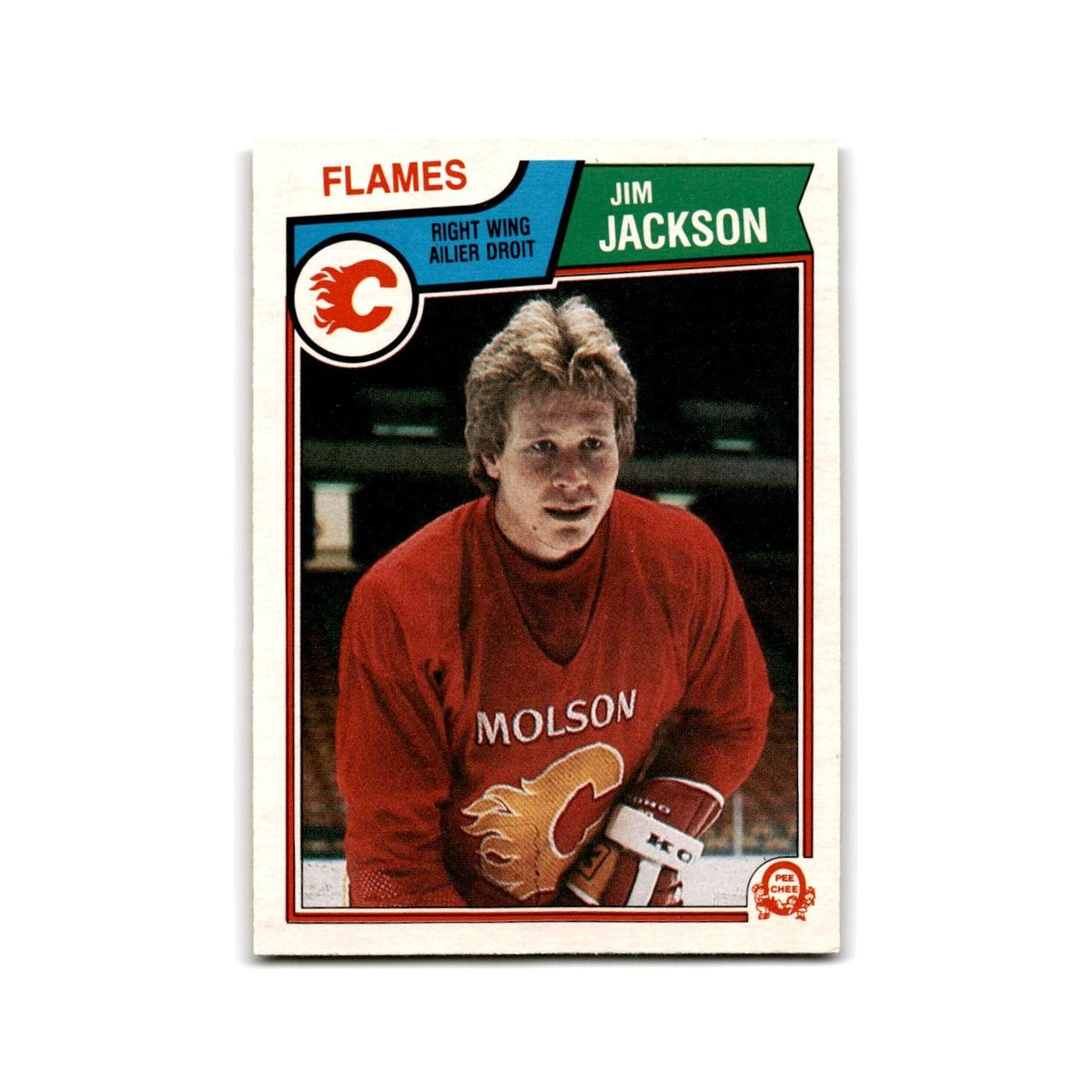 1983 O-Pee-Chee Jim Jackson RC Calgary Flames #84