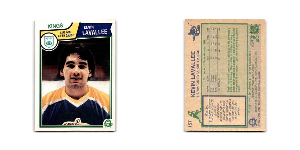 1983 O-Pee-Chee Kevin LaVallee Los Angeles Kings #157