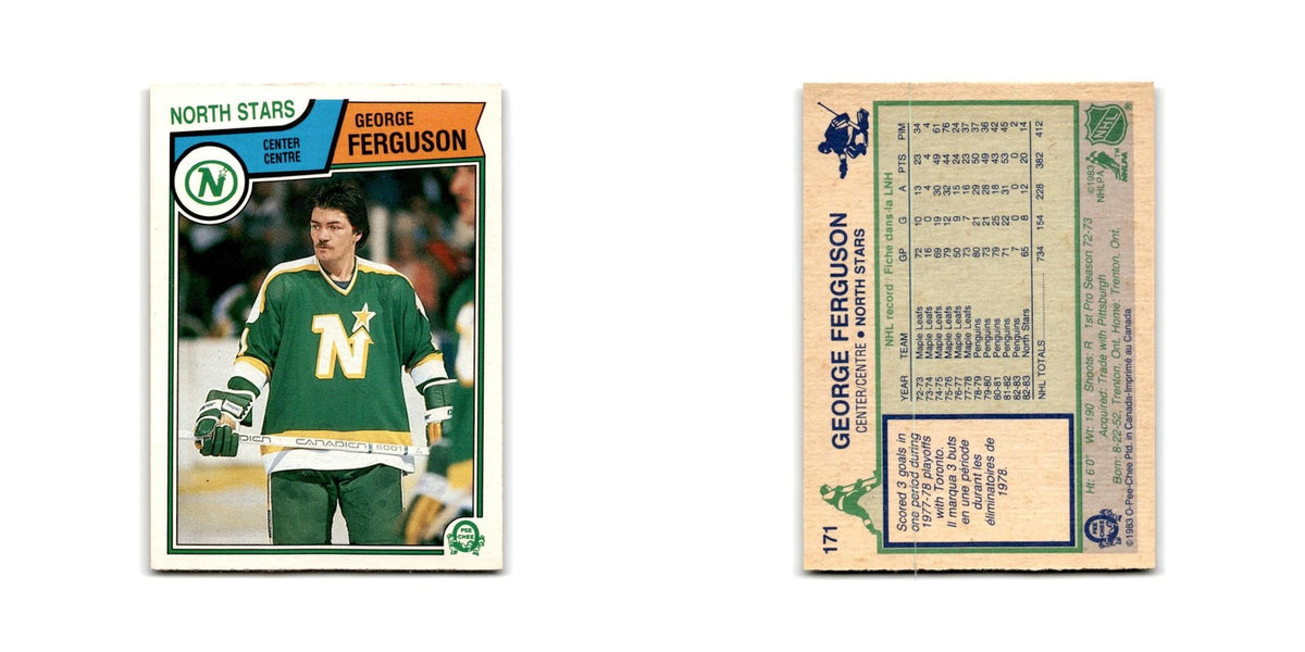 1983 O-Pee-Chee George Ferguson Minnesota North Stars #171