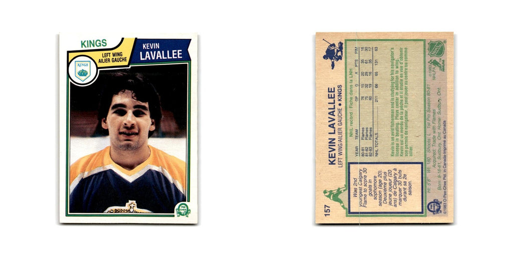 1983 O-Pee-Chee Kevin LaVallee Los Angeles Kings #157