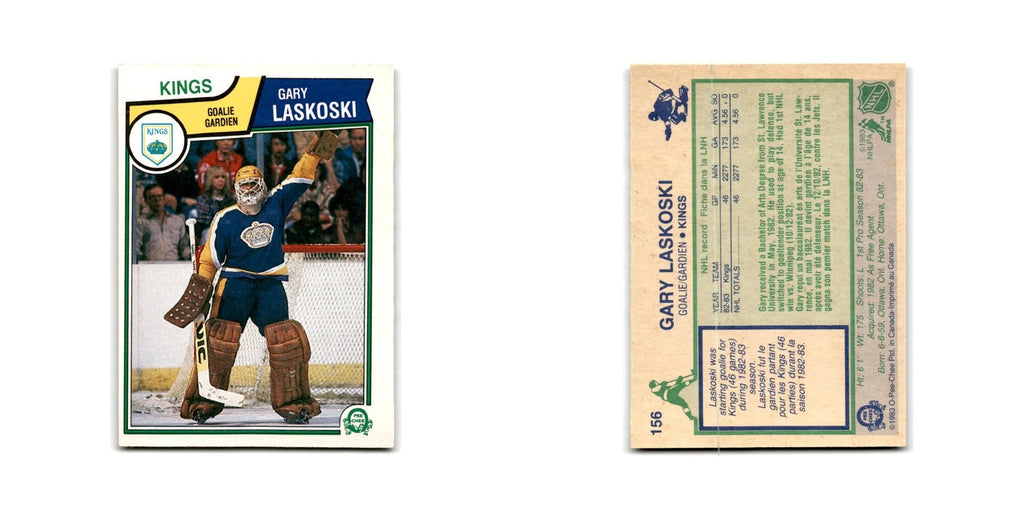 1983 O-Pee-Chee Gary Laskoski RC Los Angeles Kings #156