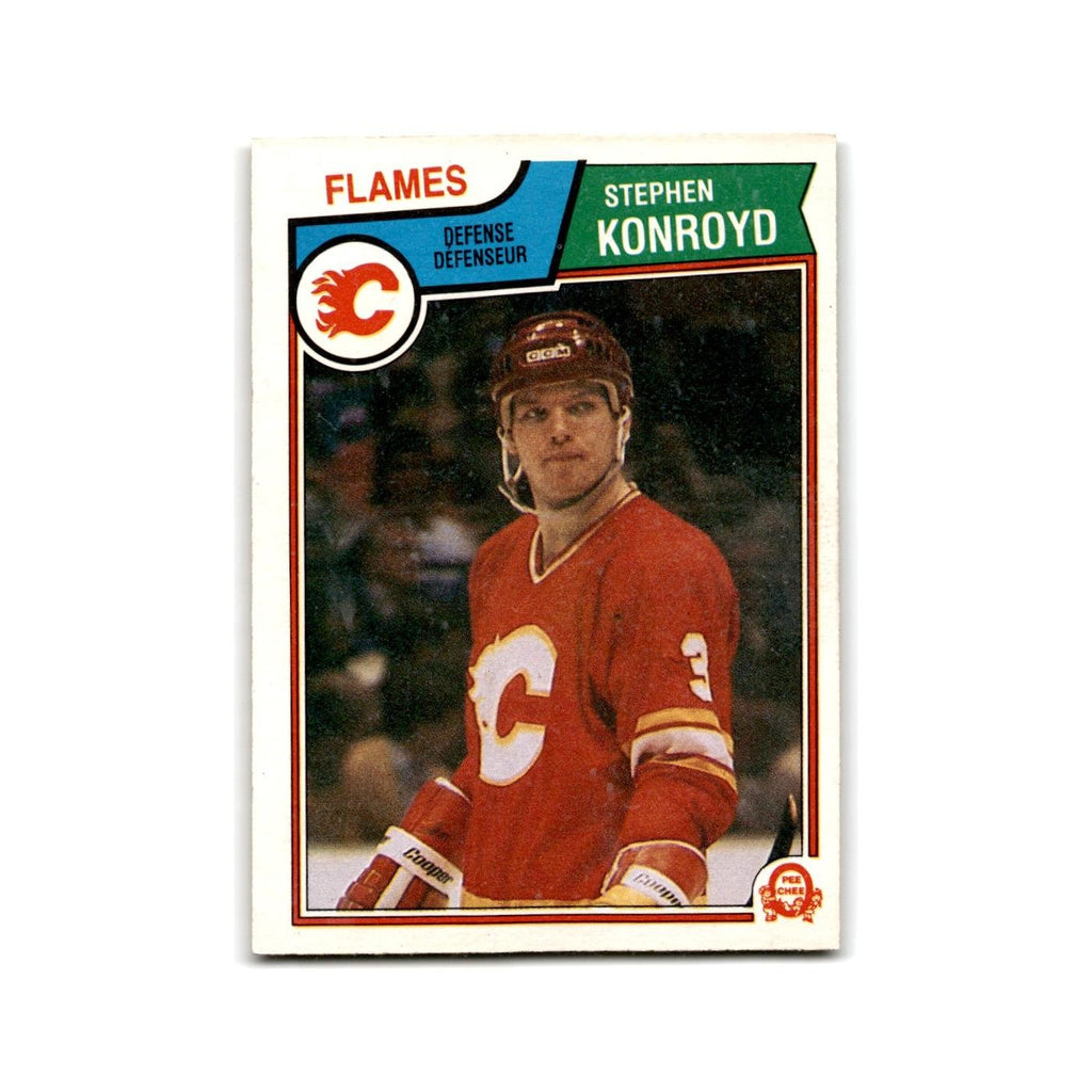 1983 O-Pee-Chee Steve Konroyd Calgary Flames #85