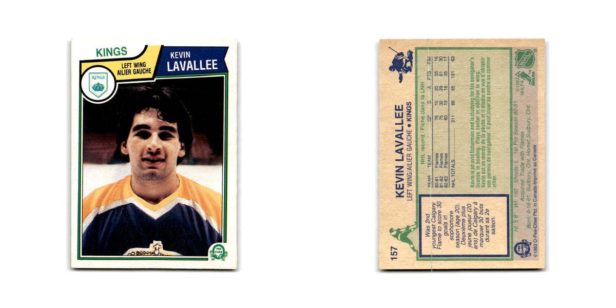 1983 O-Pee-Chee Kevin LaVallee Los Angeles Kings #157