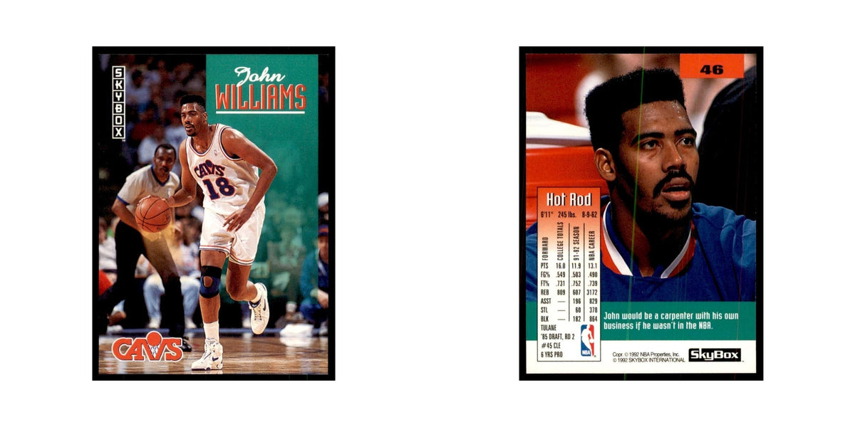 1992 SkyBox John Williams Basketball Cards #46