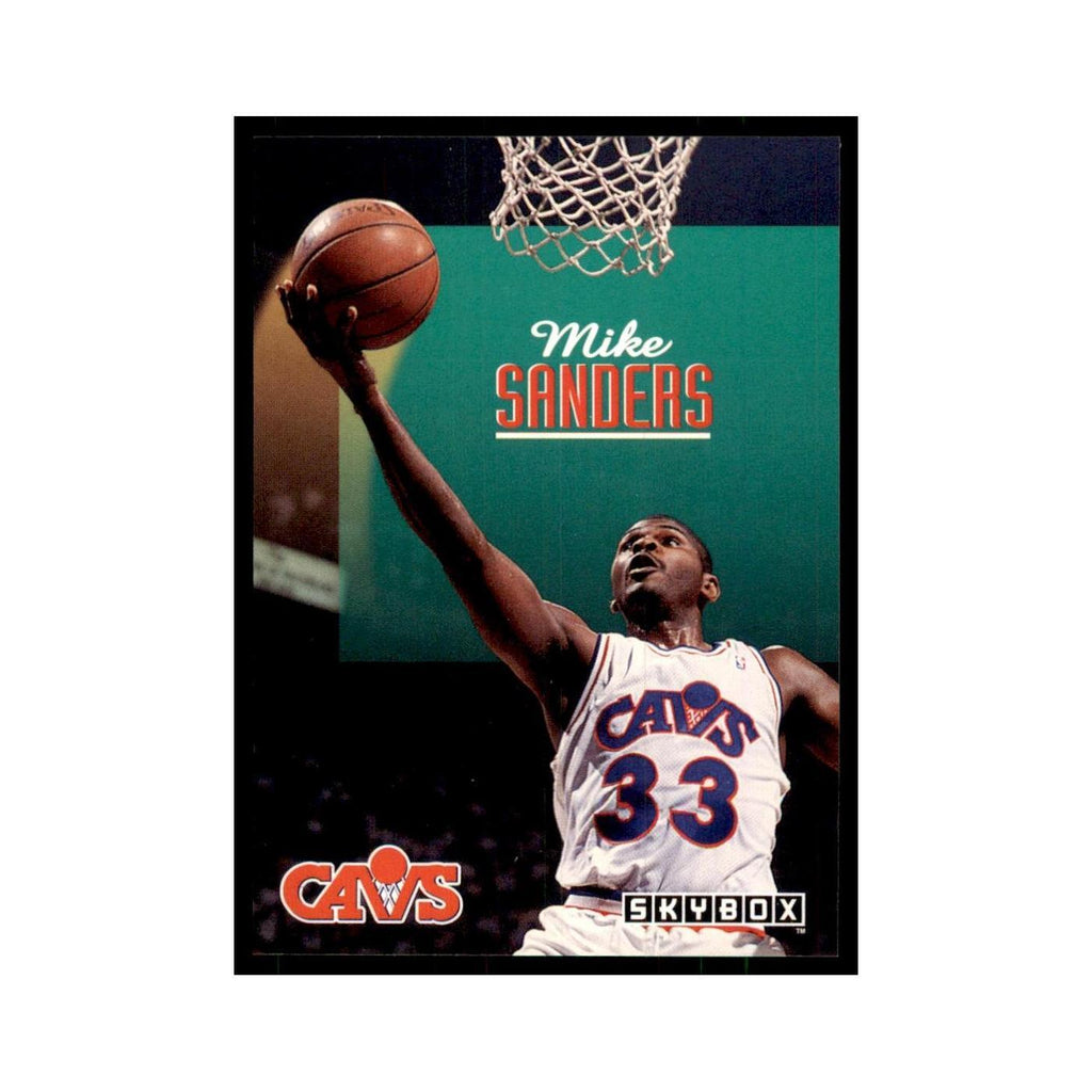 1992 SkyBox Mike Sanders Basketball Cards #45