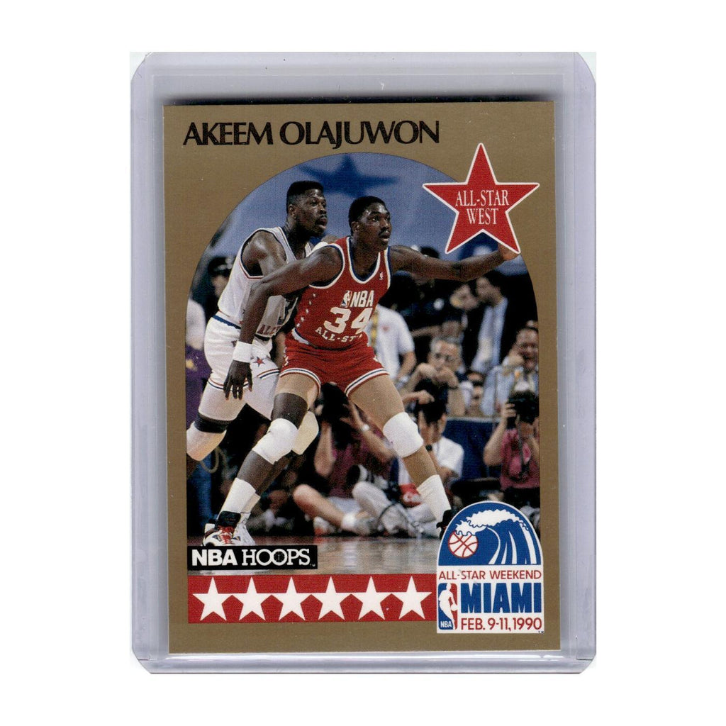 1990 Hoops Akeem Olajuwon Rockets #23