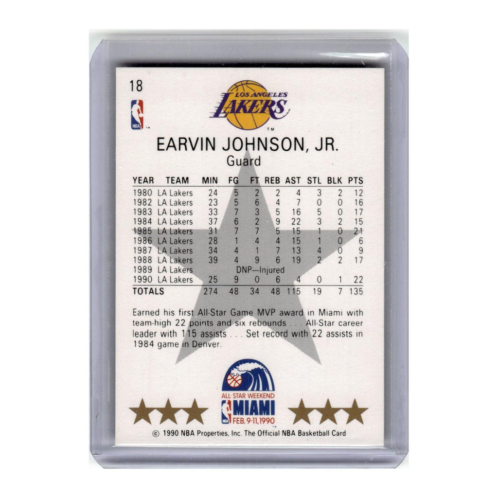 1990 Hoops Earvin Johnson Lakers #18
