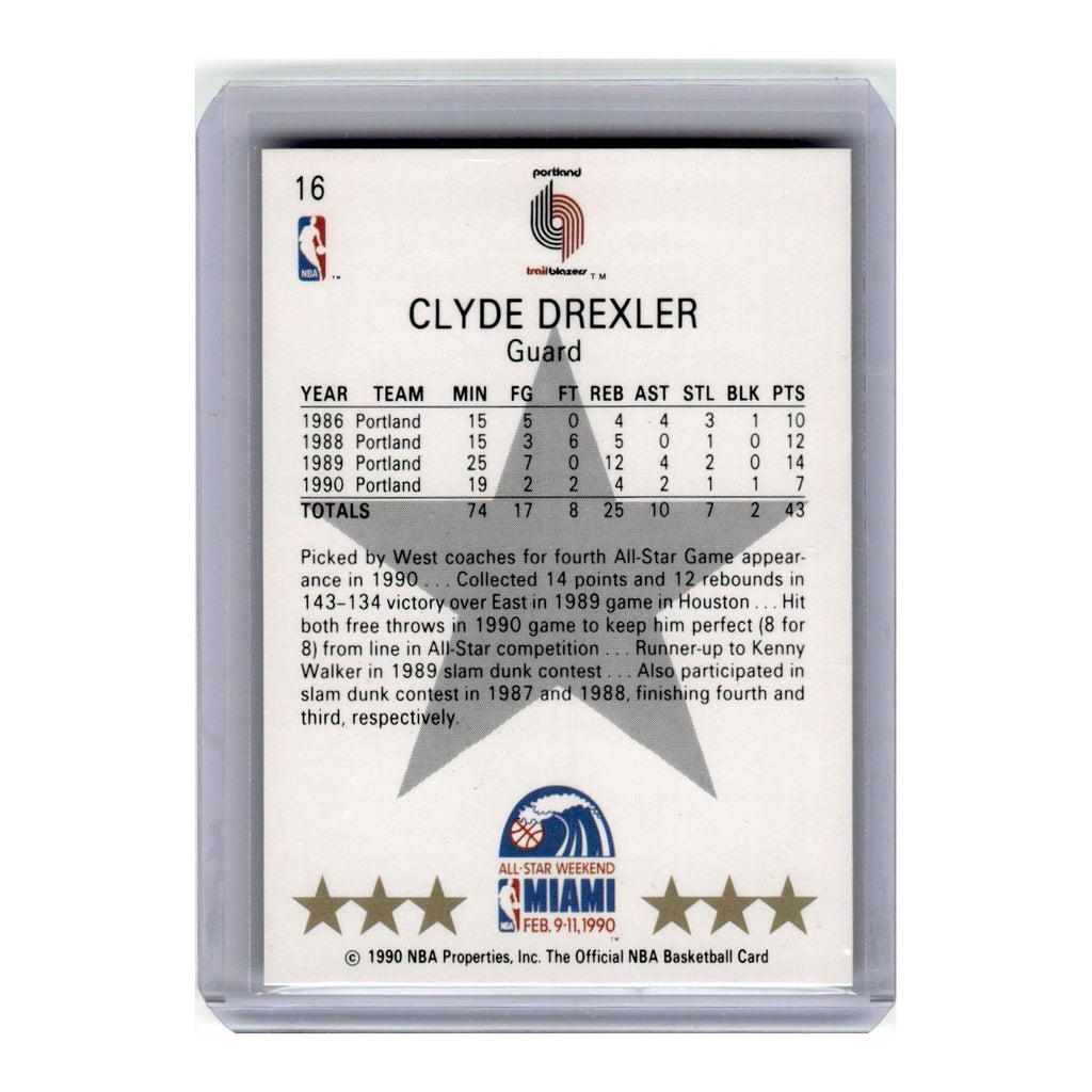 1990 Hoops Clyde Drexler Blazers #16