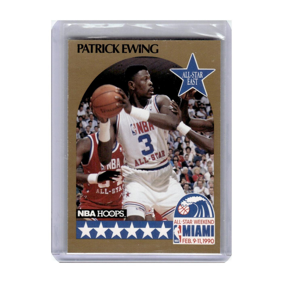 1990 Hoops Patrick Ewing Knicks #4