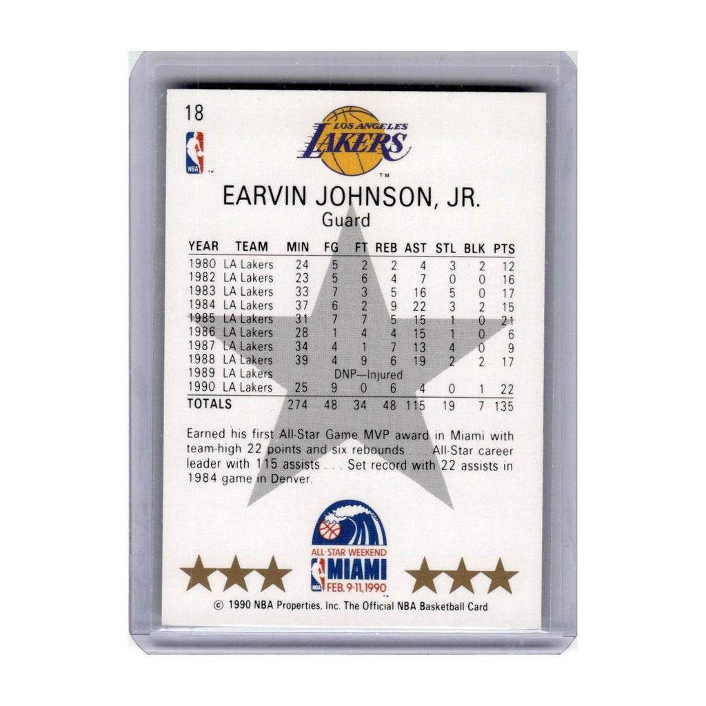 1990 Hoops Earvin Johnson Lakers #18