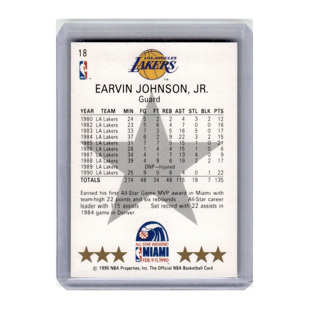 1990 Hoops Earvin Johnson Lakers #18