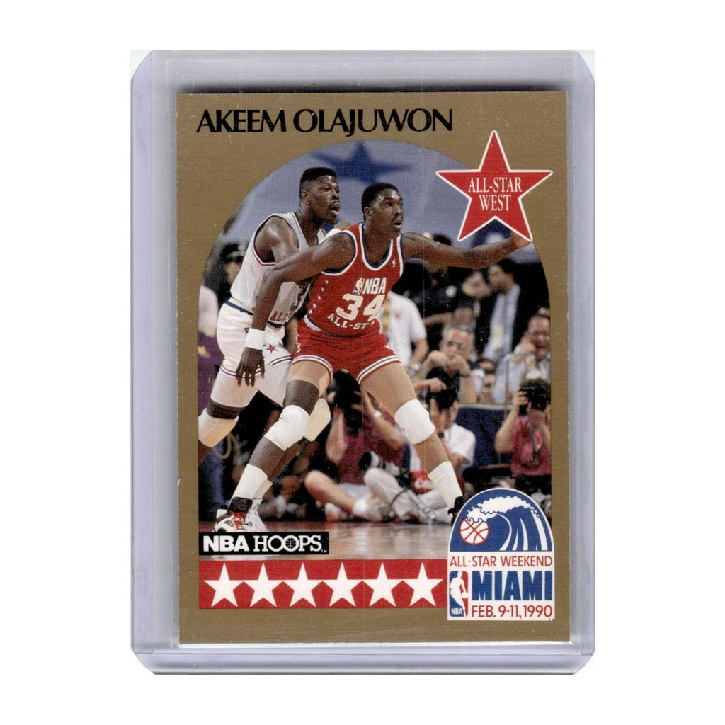 1990 Hoops Akeem Olajuwon Rockets #23