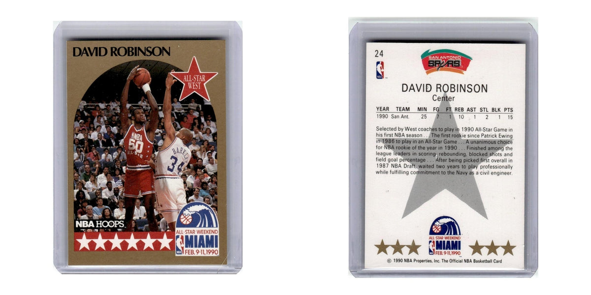 1990 Hoops David Robinson Spurs #24
