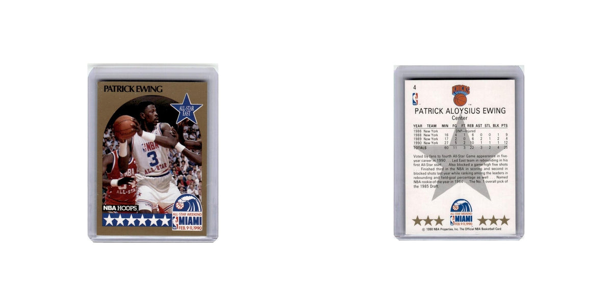 1990 Hoops Patrick Ewing Knicks #4
