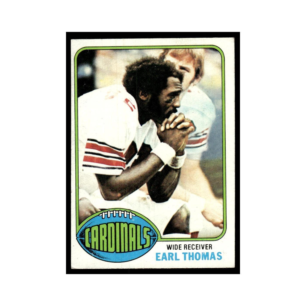 1976 Topps Football Card Earl Thomas Cardinals #179