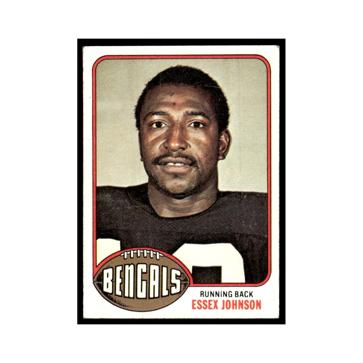 1976 Topps Football Card Essex Johnson Bengals #311