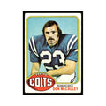 1976 Topps Football Card (Damaged) Don McCauley Baltimore Colts #328