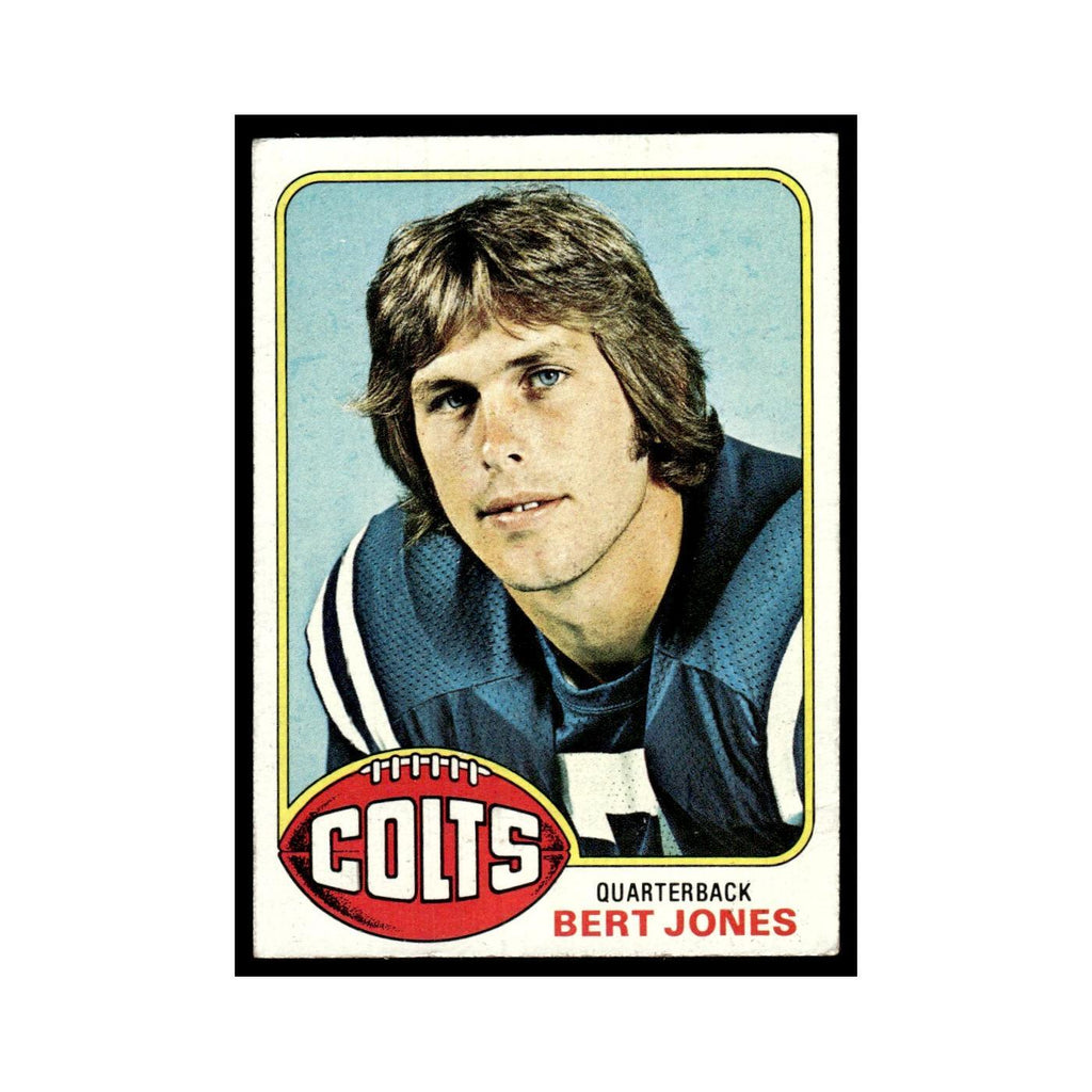 1976 Topps Football Card (Damaged) Bert Jones Baltimore Colts #525