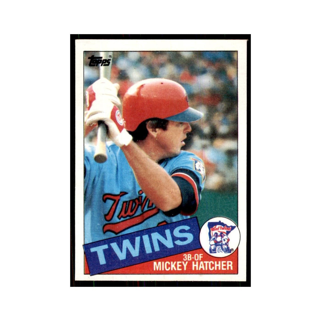 1985 Topps Mickey Hatcher Baseball Cards #18