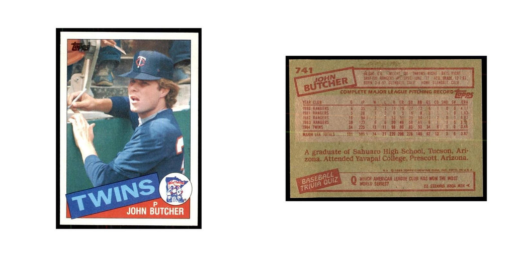 1985 Topps Mike Easler Baseball Cards #741