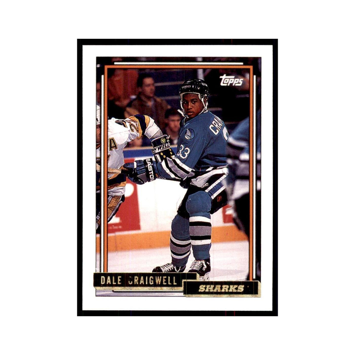 Dale Craigwell 1992 Topps Gold #60 Hockey Cards Hockey Card NM