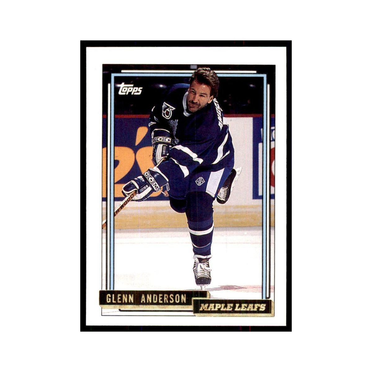 Glenn Anderson 1992 Topps Gold #162 Hockey Cards Hockey Card NM