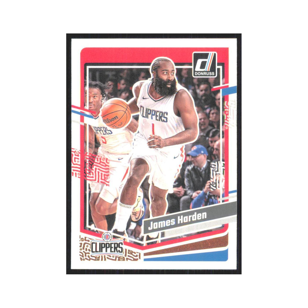James Harden 2023 Panini Donruss #63 Los Angeles Clippers Basketball Card NM