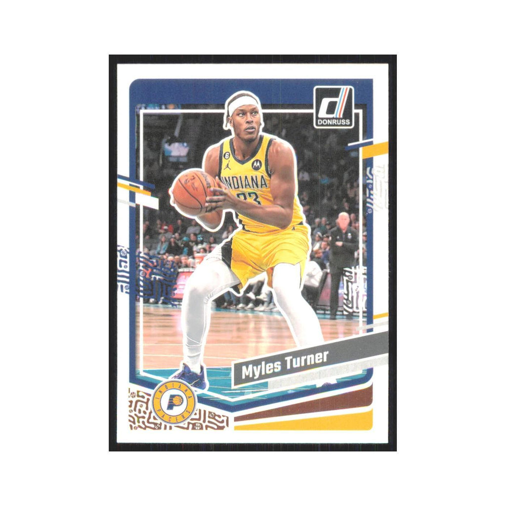 Myles Turner 2023 Panini Donruss #12 Indiana Pacers Basketball Card NM