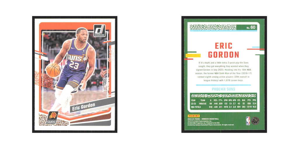Eric Gordon 2023 Panini Donruss #60 Phoenix Suns Basketball Card NM