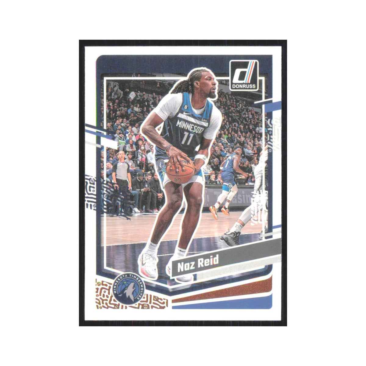 Naz Reid 2023 Panini Donruss #86 Minnesota Timberwolves Basketball Card NM