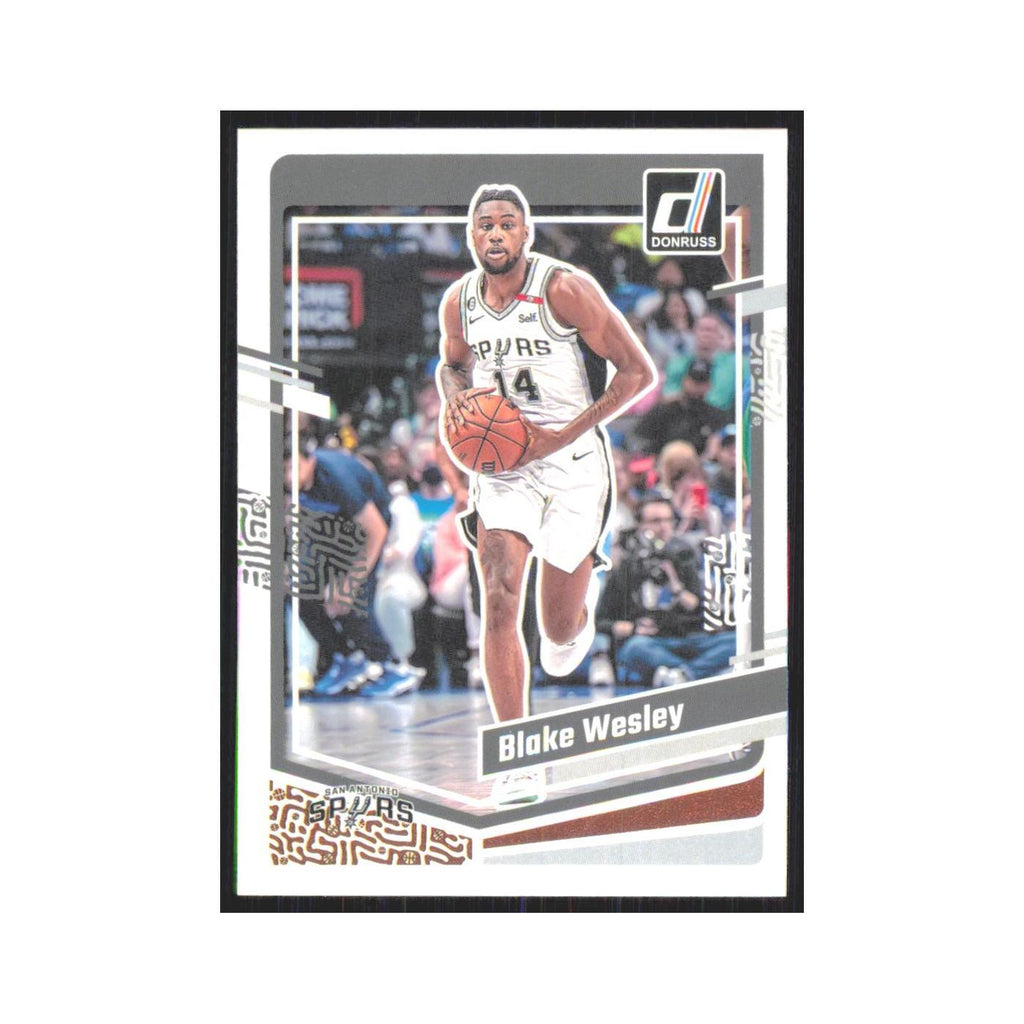 Blake Wesley 2023 Panini Donruss #99 San Antonio Spurs Basketball Card NM