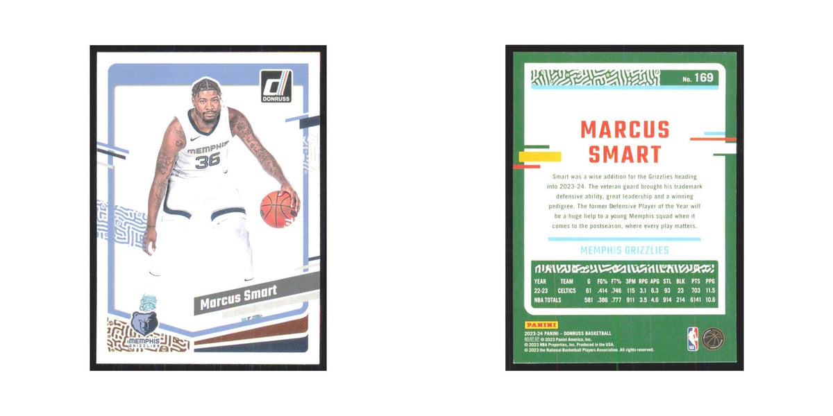 Marcus Smart 2023 Panini Donruss #169 Memphis Grizzlies Basketball Card NM