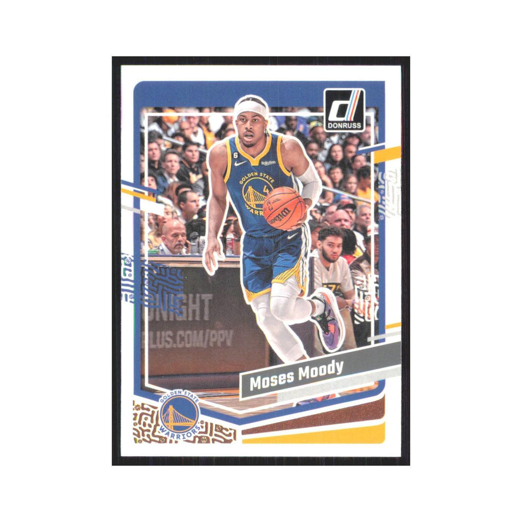 Moses Moody 2023 Panini Donruss #84 Golden State Warriors Basketball Card NM