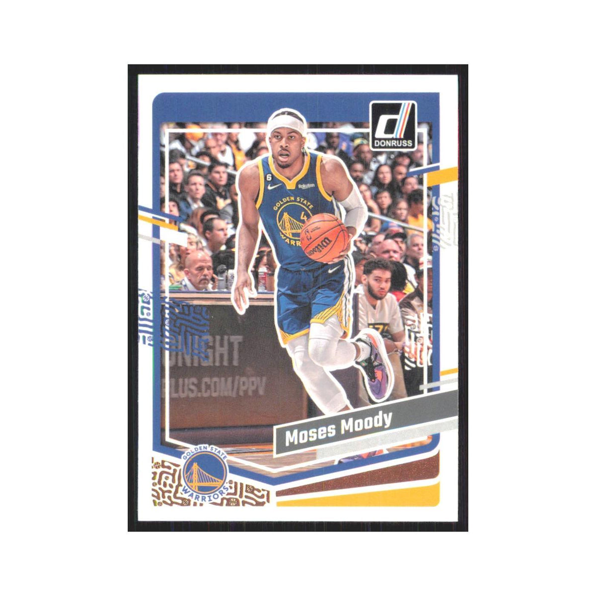 Moses Moody 2023 Panini Donruss #84 Golden State Warriors Basketball Card NM