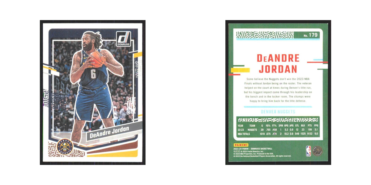 DeAndre Jordan 2023 Panini Donruss #179 Denver Nuggets Basketball Card NM