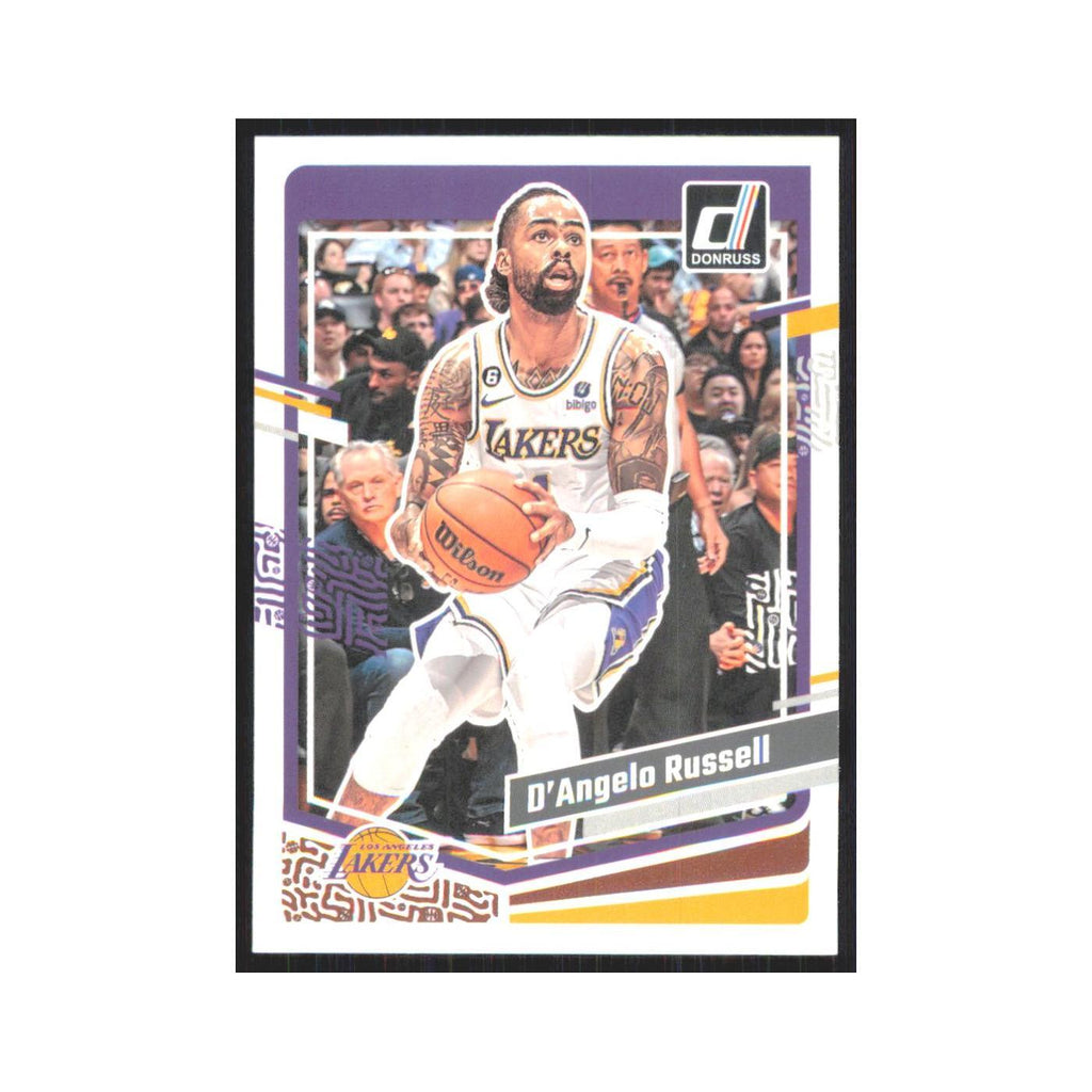 D'Angelo Russell 2023 Panini Donruss #118 Los Angeles Lakers Basketball Card NM