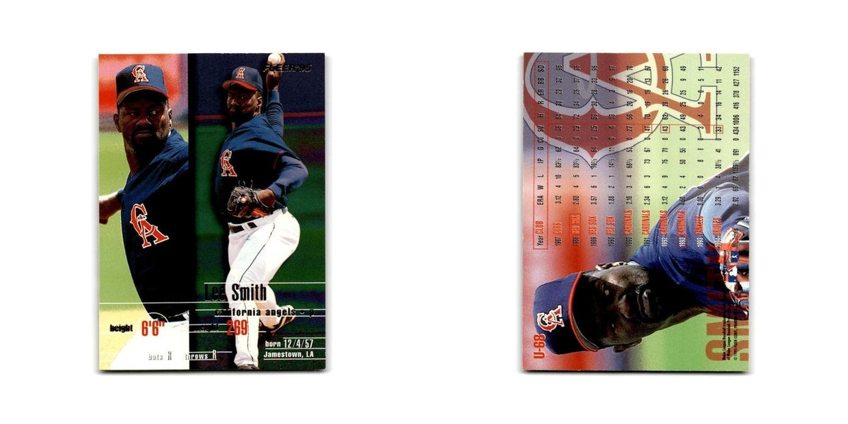 Lee Smith 1995 Fleer Update #U-68 California Angels Baseball Card NM