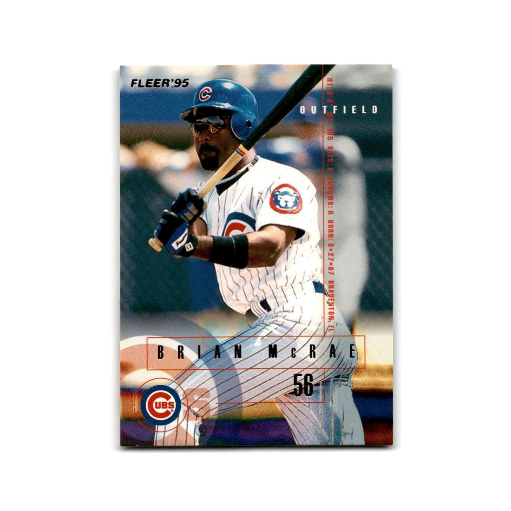 Brian McRae 1995 Fleer Update #U-126 Chicago Cubs Baseball Card NM