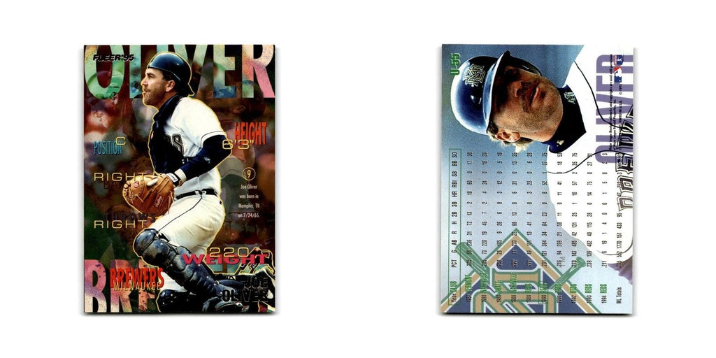 Joe Oliver 1995 Fleer Update #U-55 Milwaukee Brewers Baseball Card NM